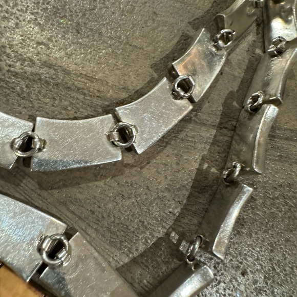 925 Signed by Artist very heavy made in Mexico vintage necklace - Picture 11 of 12